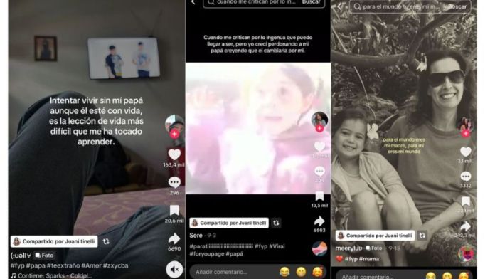 Mensajes compartidos por Juana Tinelli